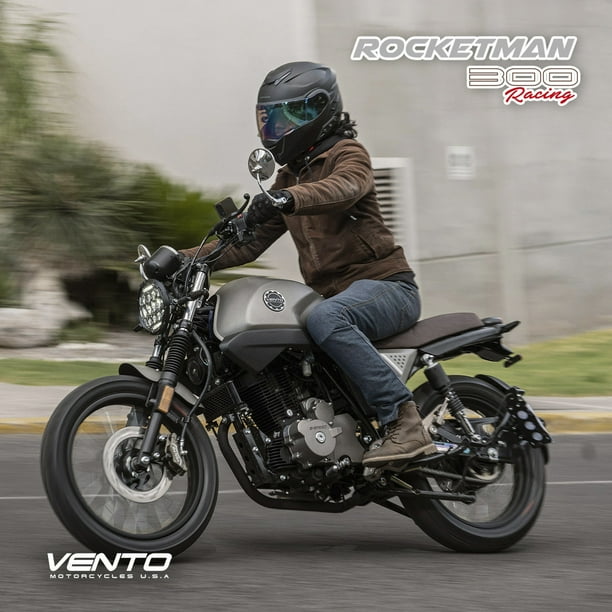 Motocicleta Rebel Vento Rocketman 300 Gris 2025