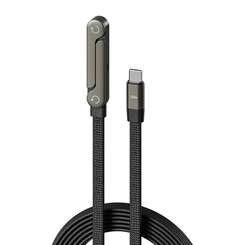 🎁JAXVOLT 240W Super Fast Charging 2-in-1 Charging Cable & Phone Stand