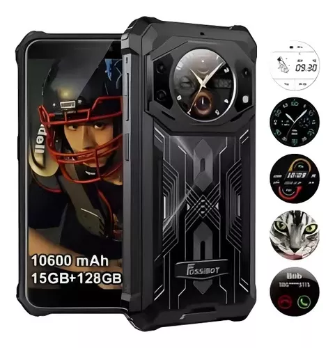 Fossibot F101 Pro Dual SIM 128 GB Negro 8 GB RAM