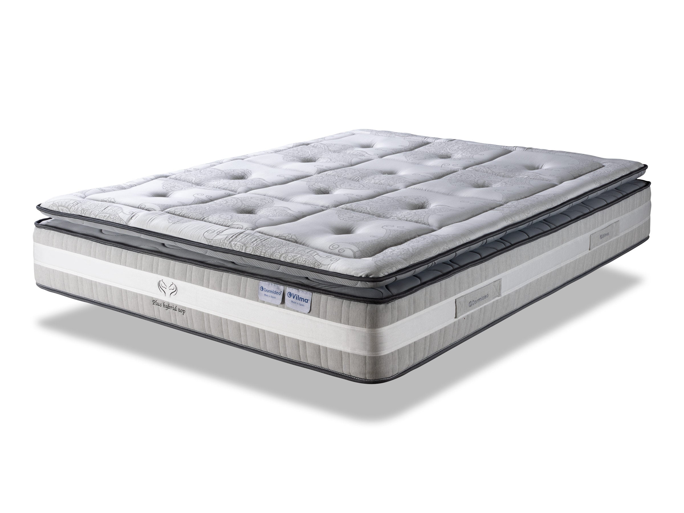 Colchón Premium Hybrid Plus | Tecnología de Resortes Ensacados + Espuma HR | Máximo Confort y Soporte