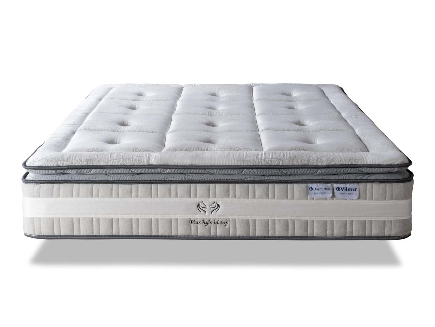 Colchón Premium Hybrid Plus | Tecnología de Resortes Ensacados + Espuma HR | Máximo Confort y Soporte