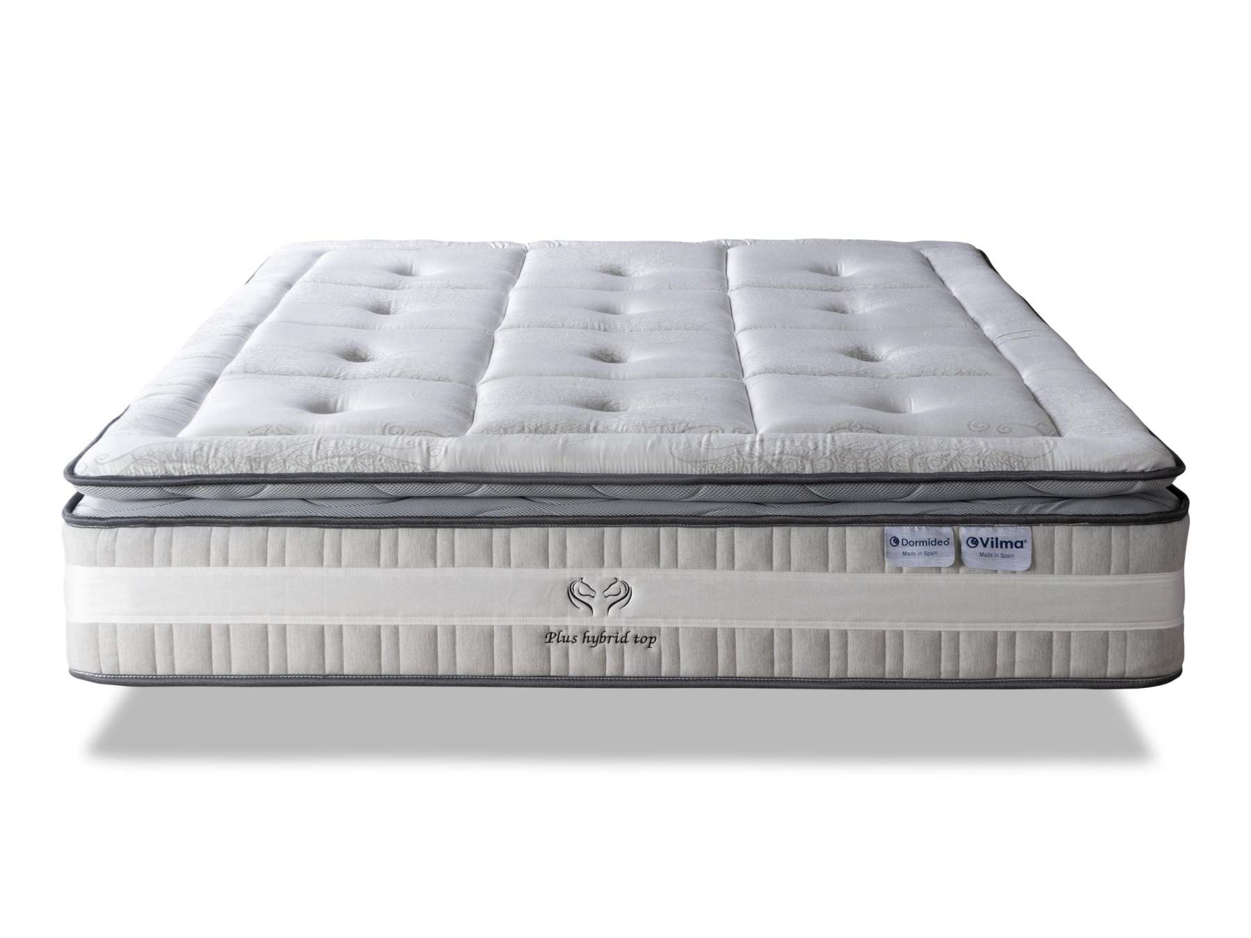 Colchón Premium Hybrid Plus | Tecnología de Resortes Ensacados + Espuma HR | Máximo Confort y Soporte