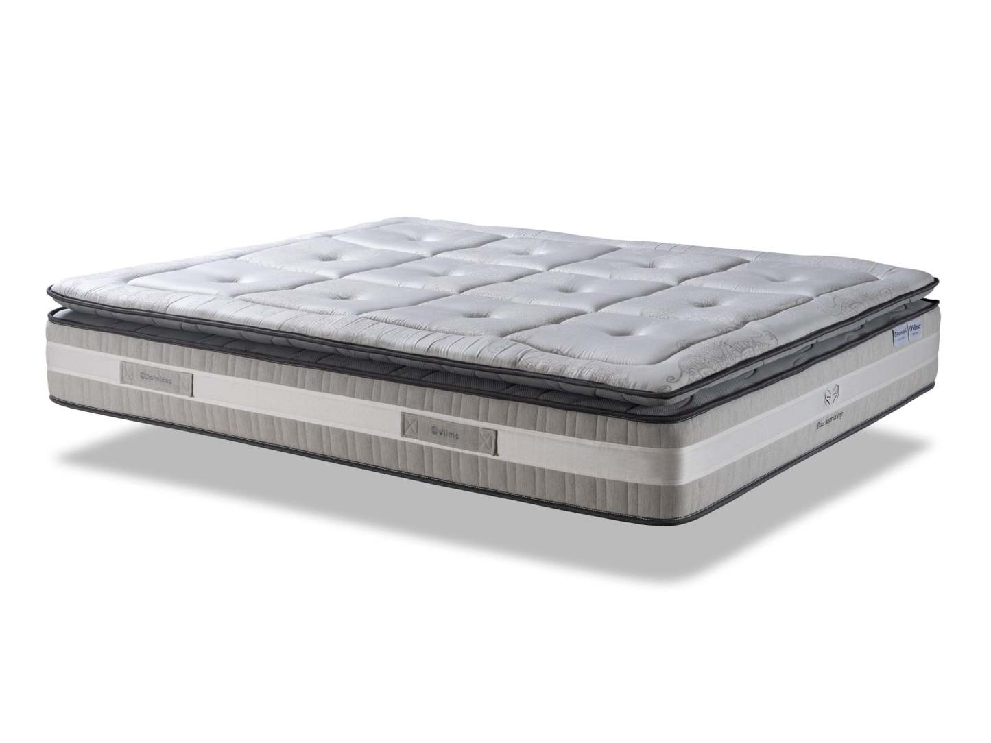 Colchón Premium Hybrid Plus | Tecnología de Resortes Ensacados + Espuma HR | Máximo Confort y Soporte