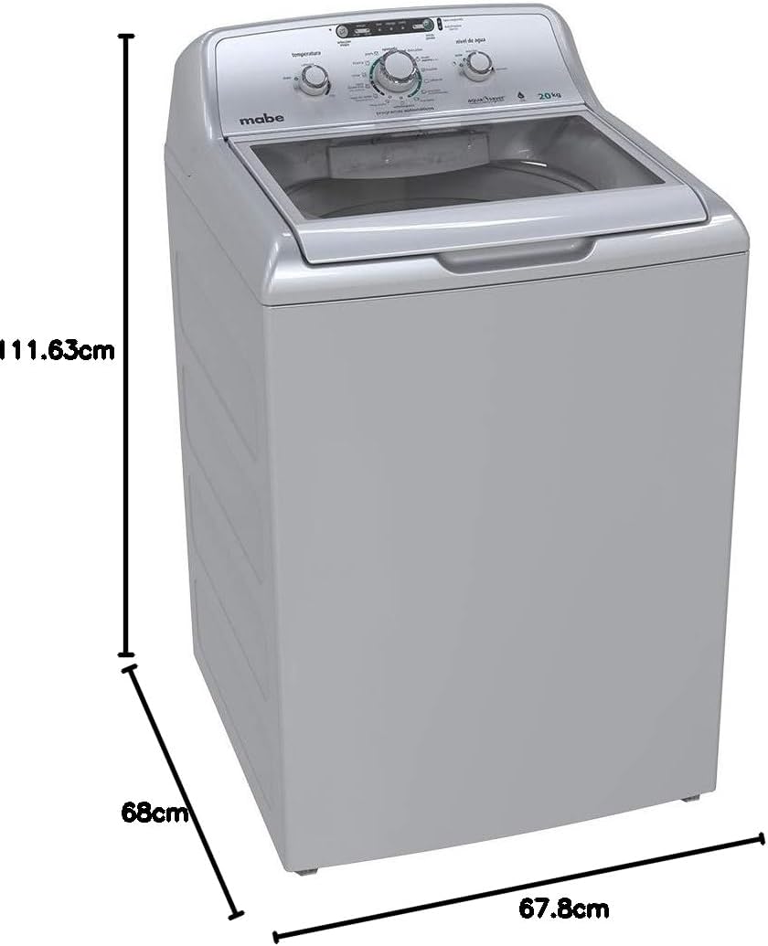 Mabe LMA70214VBAB0 Lavadora Automática, Blanca, 20 Kg