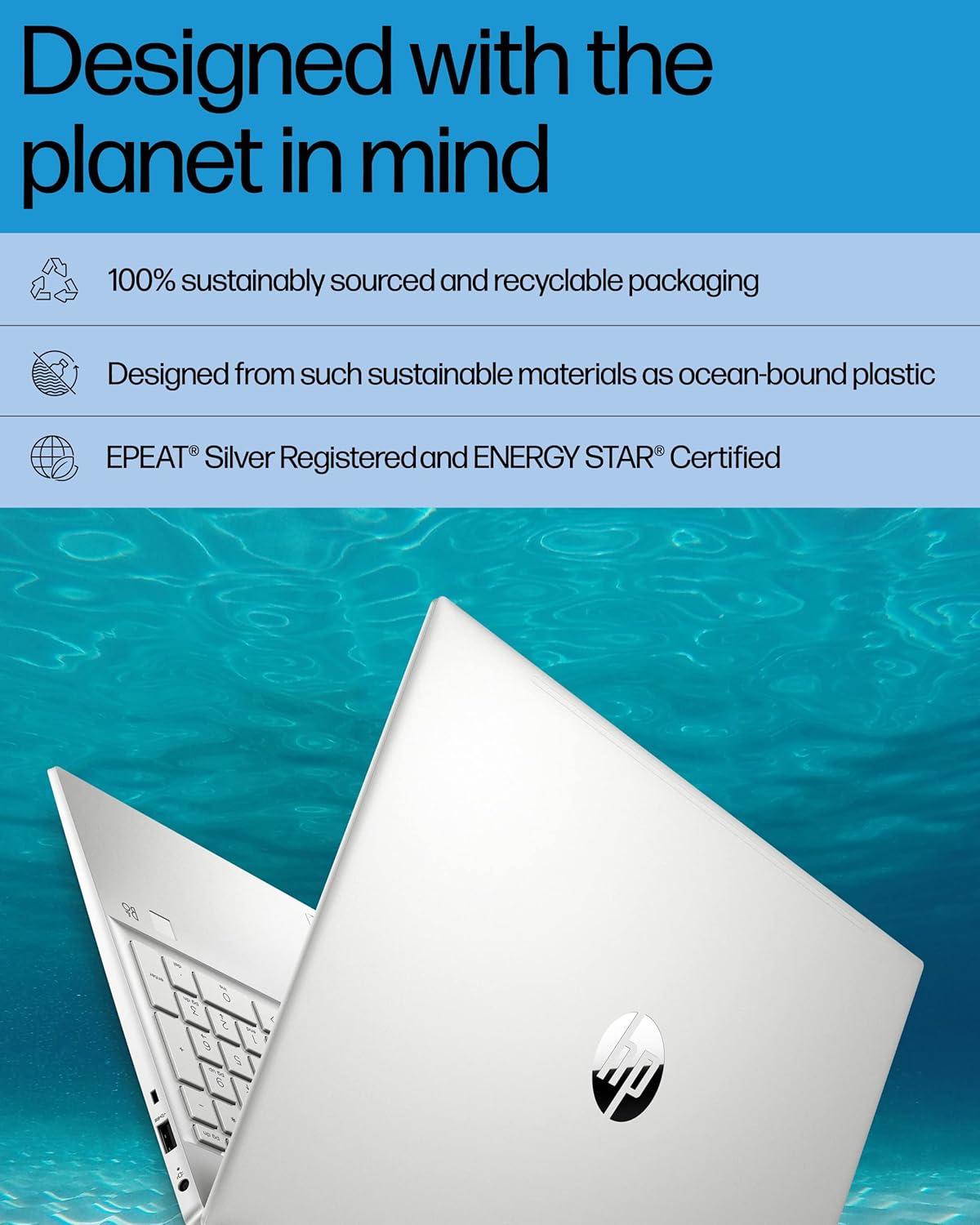 HP Pavilion 15-eg2025nr 15.6" FHD Laptop Intel Core Intel Core i7-1255U 1.7GHz 16GB RAM 512GB SSD Wi-Fi Bluetooth cámara web Windows 11 Professional (reacondicionado)