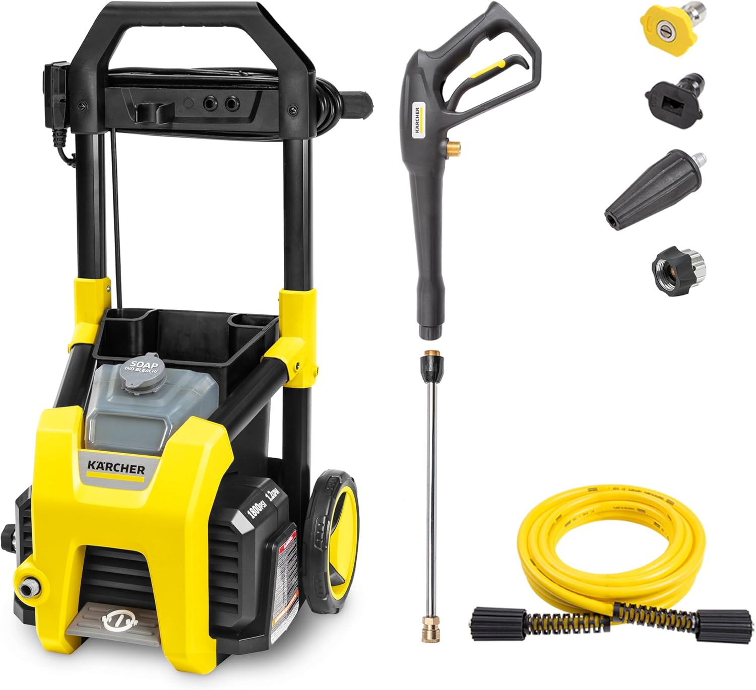 Karcher - Máquina limpiadora eléctrica a presión, K1700 Cubo, Amarillo