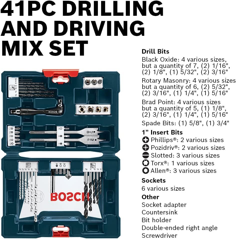 Bosch CLPK22-120 Kit combinado de 2 herramientas de 12 V máx. con Taladro/Atornillador de 3/8", Atornillador de impacto y (2) baterías de 2.0 Ah