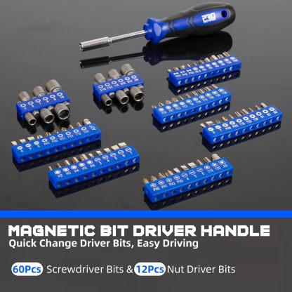 Prostormer - Juego de herramientas mecánicas, 240 piezas, kit universal de herramientas de reparación de automóviles para el hogar con caja de herramientas de aluminio resistente