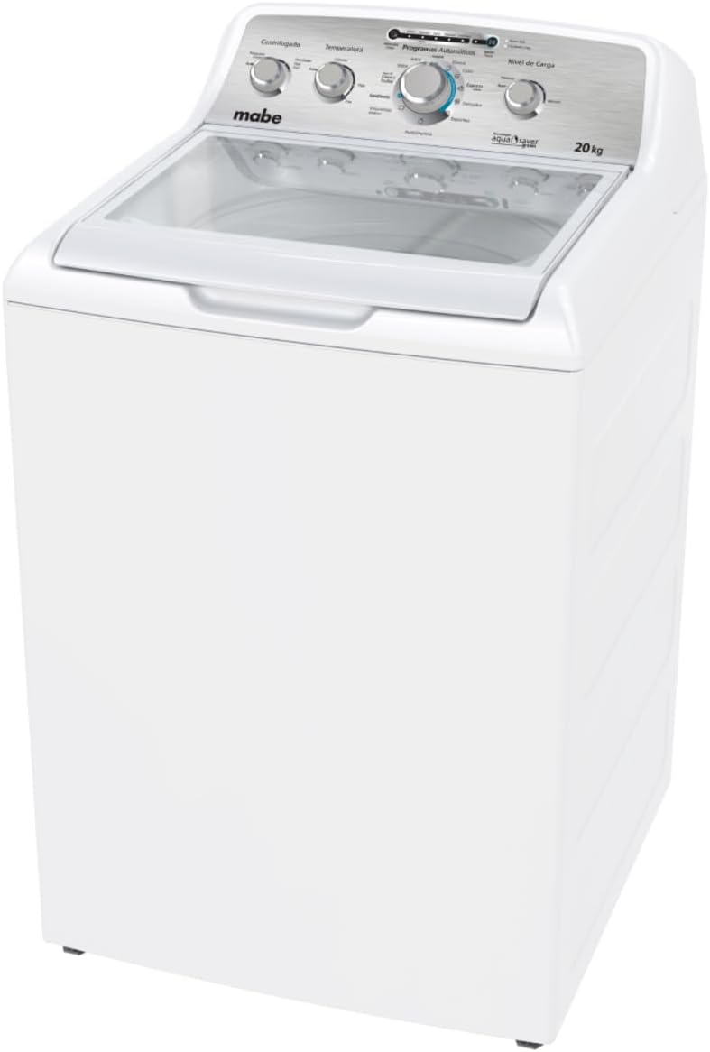 Mabe LMA70214VBAB0 Lavadora Automática, Blanca, 20 Kg