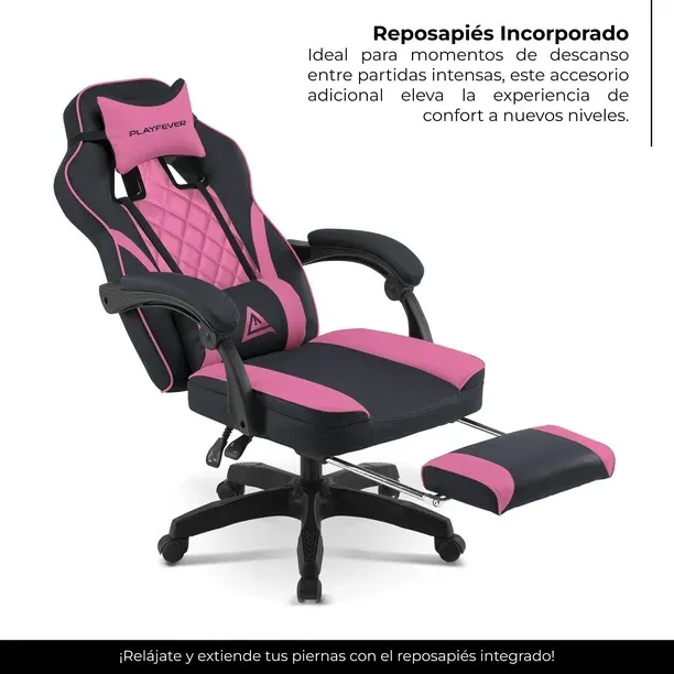 Silla Gamer Playfever Omega Escritorio Ergonómica Reclinable