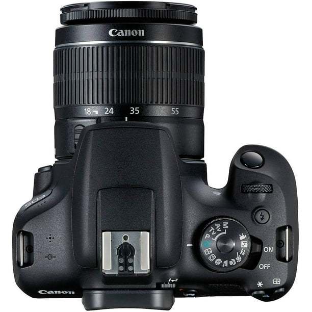 Canon EOS 2000D / Rebel T7 Cámara DSLR + Lente de 18-55 mm, Paquete de inicio de filtros de 58 mm Canon 2727C002AA_EDI_3