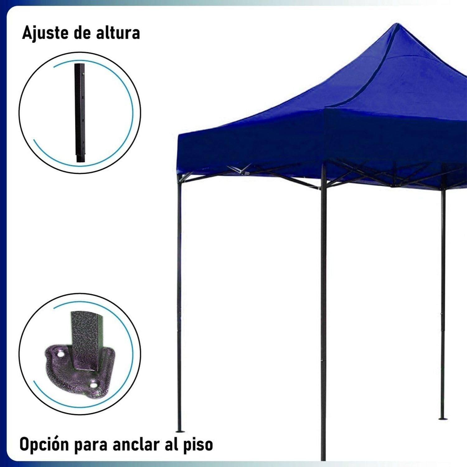 RACK & PACK Carpa 3x3 para Exteriores Lona Jardin Toldo Retractil Estructura de Acero Plegable 3 Ajustes de Altura Impermeabilidad 600D Premium Campismo Facil Armado Fiesta Reunión (Verde)