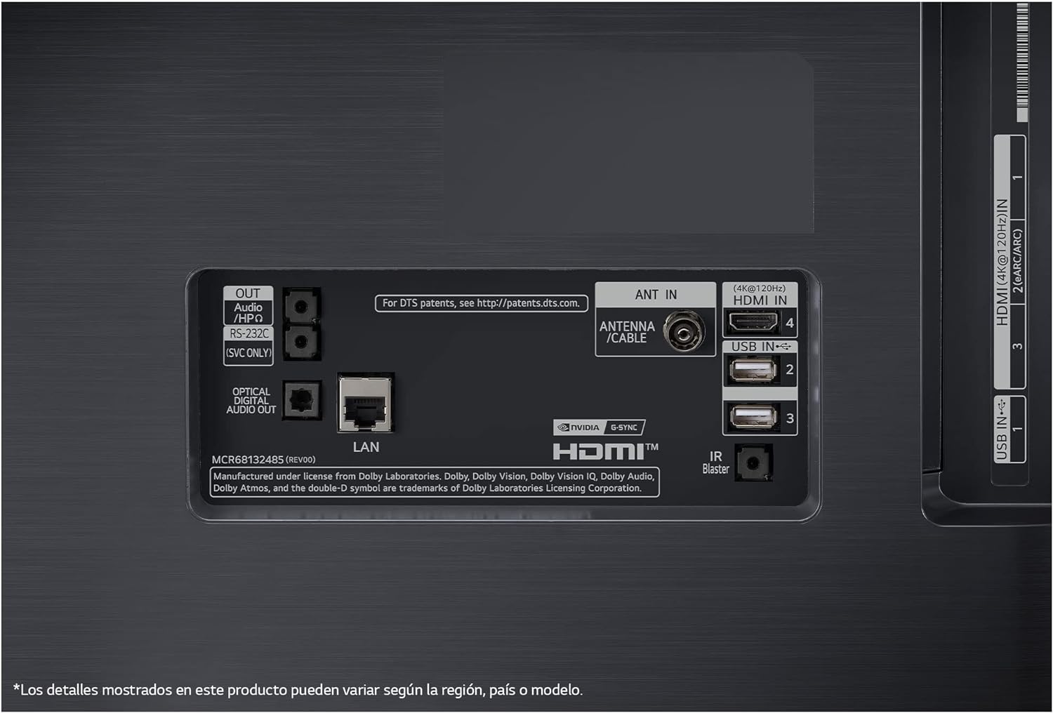 LG Pantalla OLED EVO 55 Pulgadas 4K Smart TV 2024 ThinQ AI OLED55C4PSA