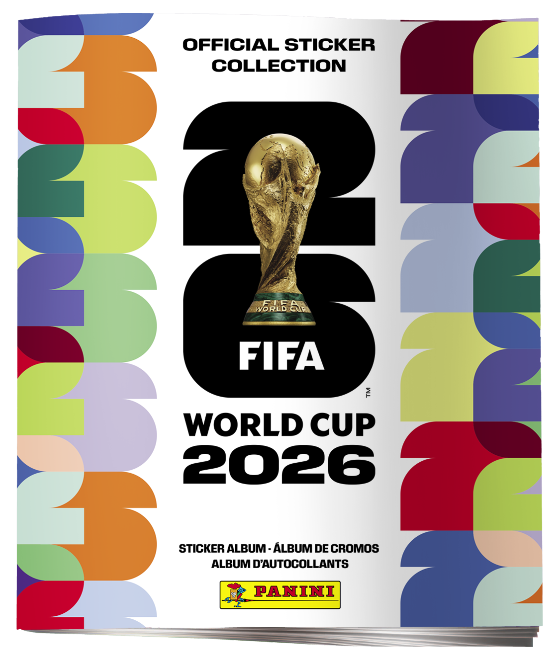 Soccer Panini FIFA World Cup 2026: Sticker Album + 100-Pack Sticker Box Combo