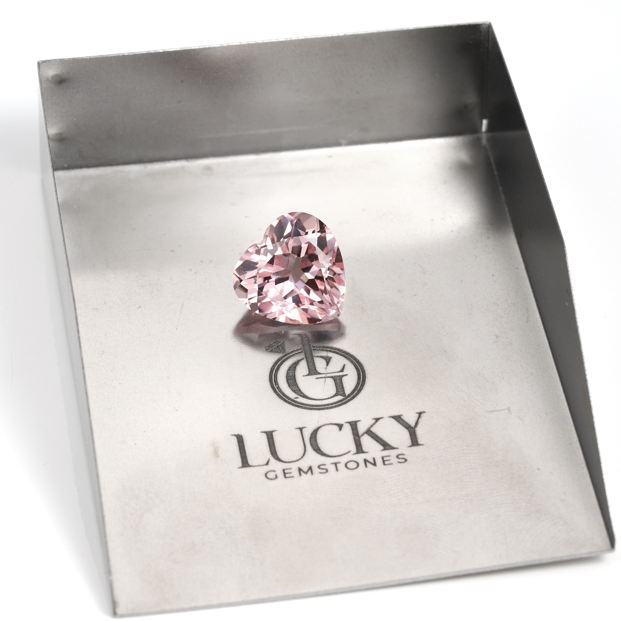 9Carat Heart Cut Lab Grown Pink Sapphire