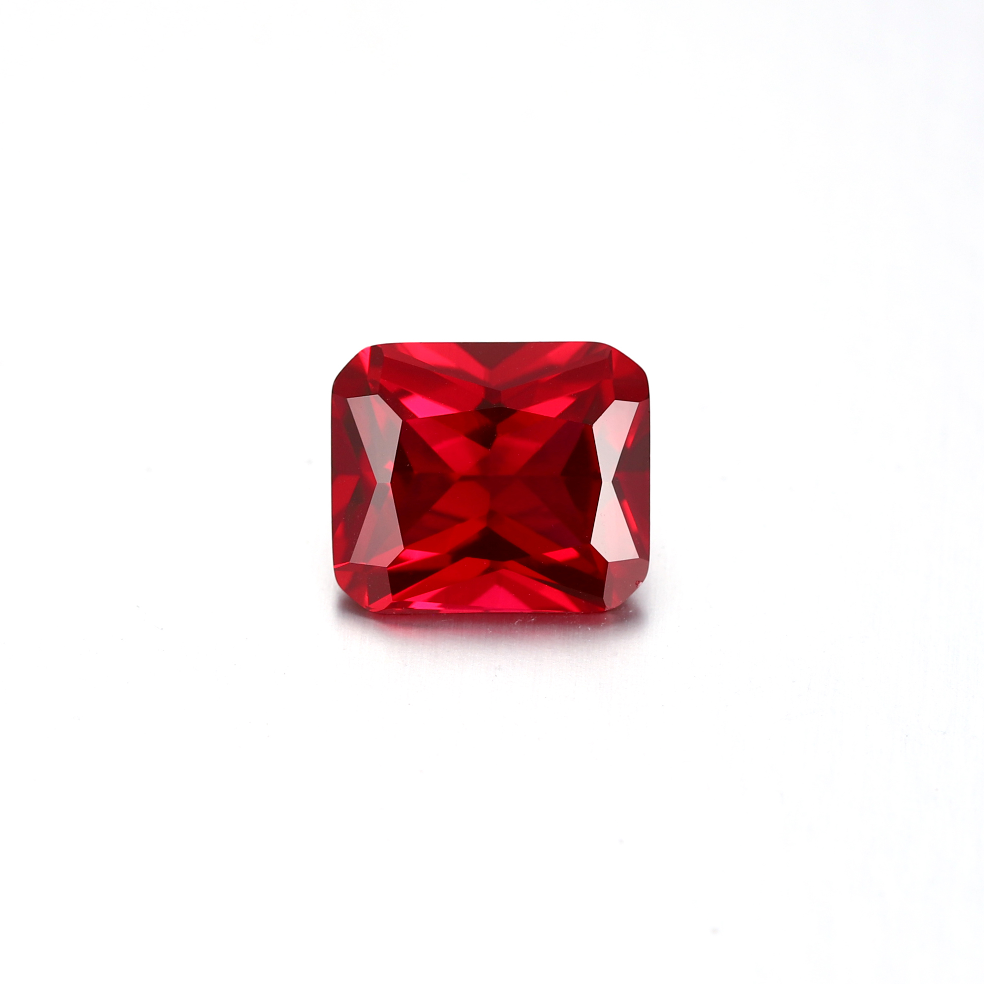 12Carat Radiant Cut Lab Grown Red Ruby