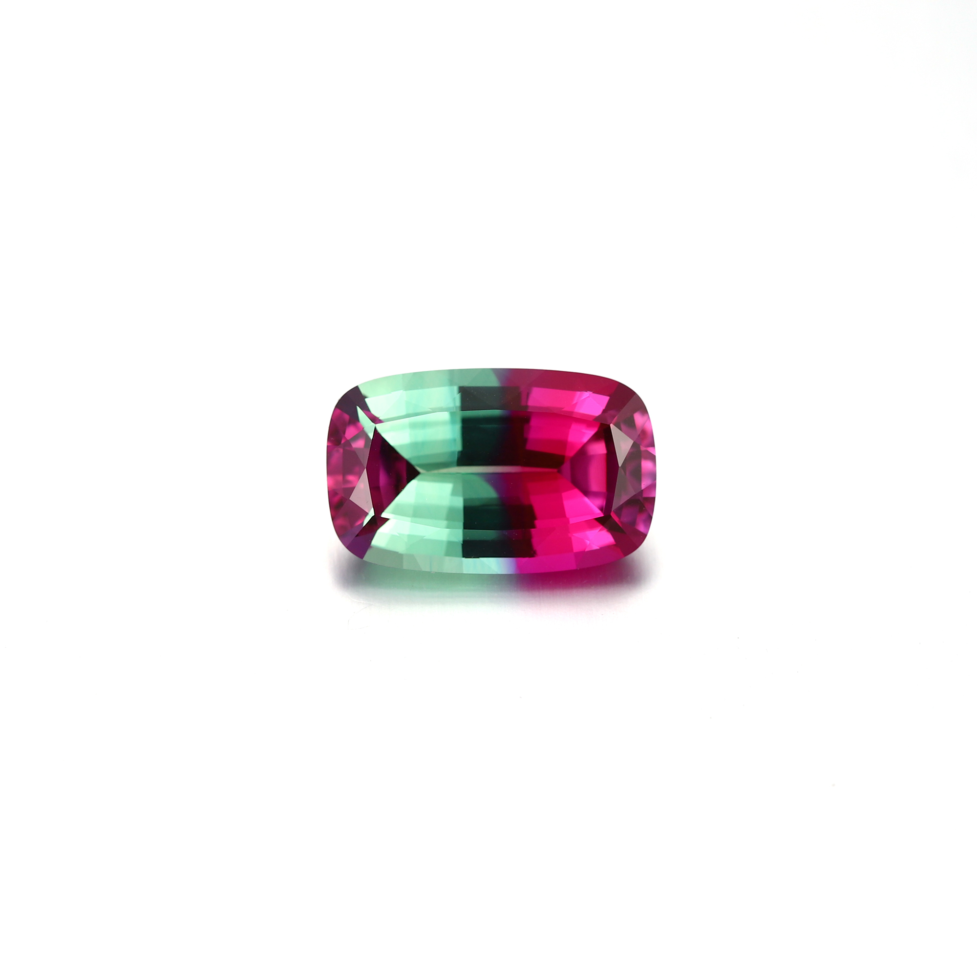 21Carat Fancy Cut Lab Grown Watermelon Sapphire