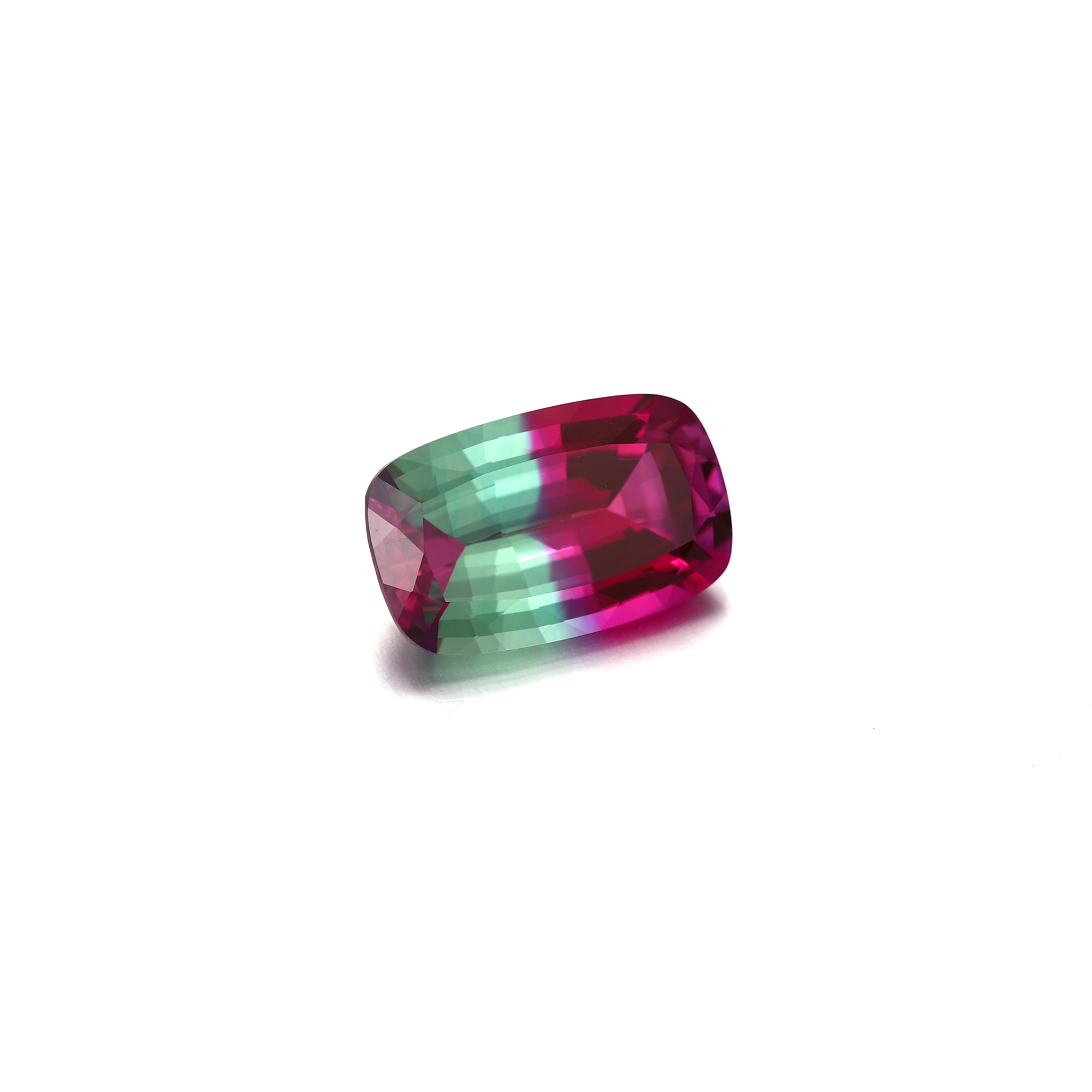 21Carat Fancy Cut Lab Grown Watermelon Sapphire