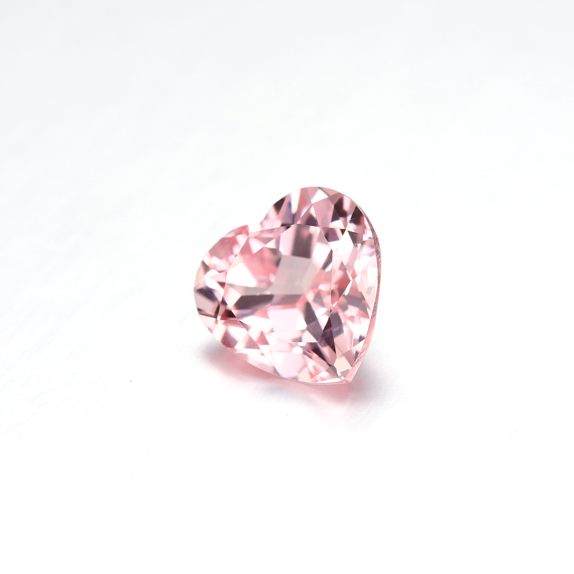 9Carat Heart Cut Lab Grown Pink Sapphire