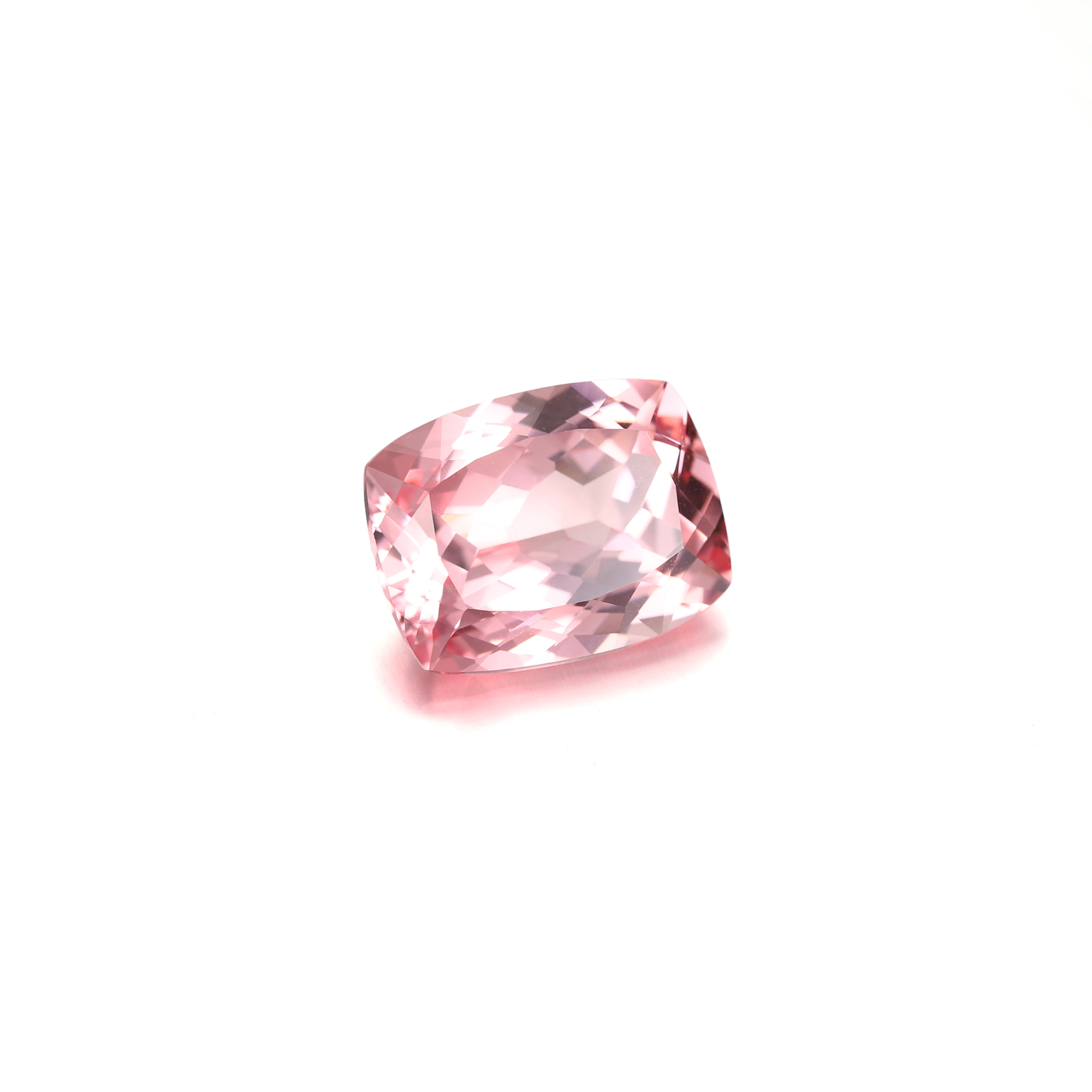 30Carat Cushion Cut Lab Grown Pink Padparadscha