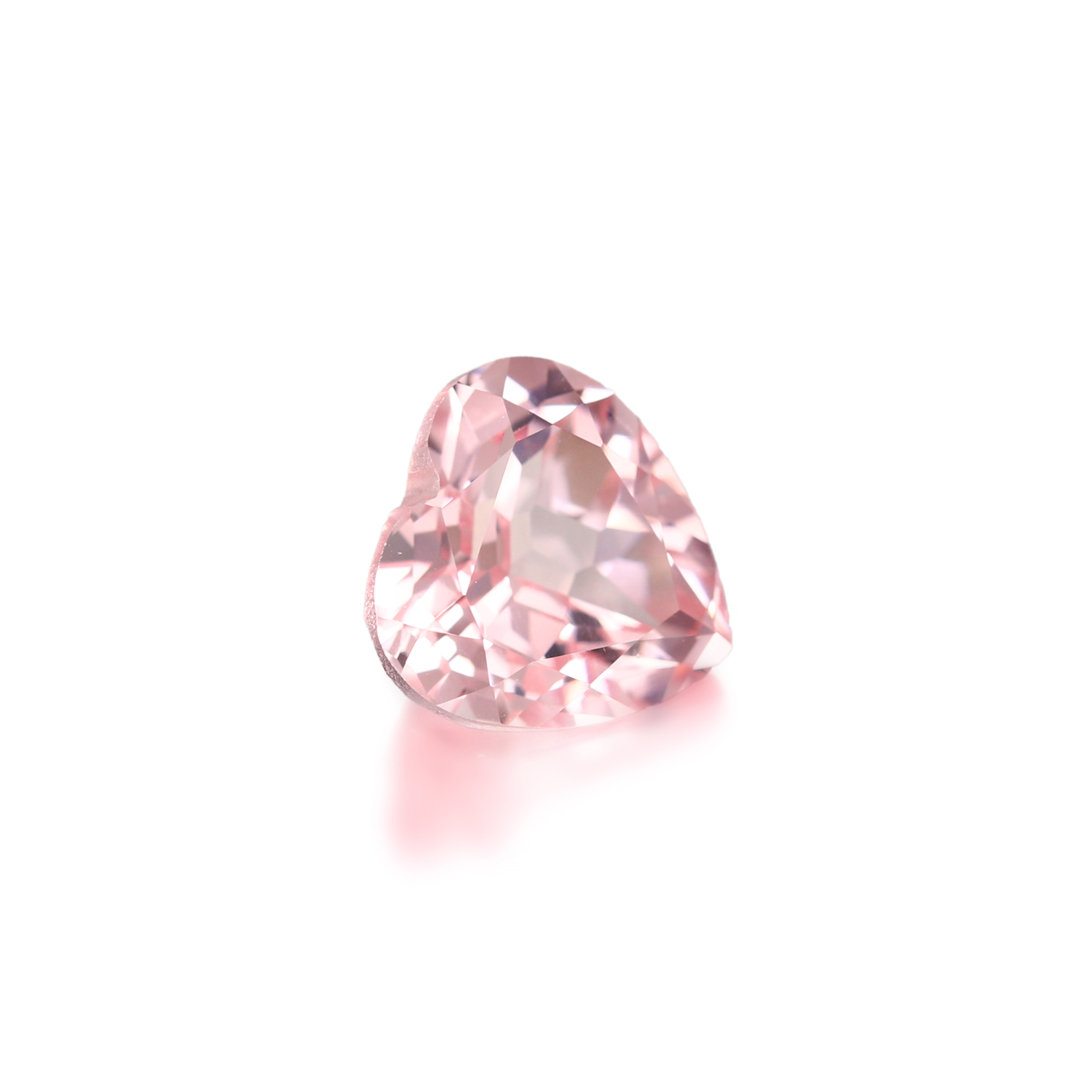 9Carat Heart Cut Lab Grown Pink Sapphire