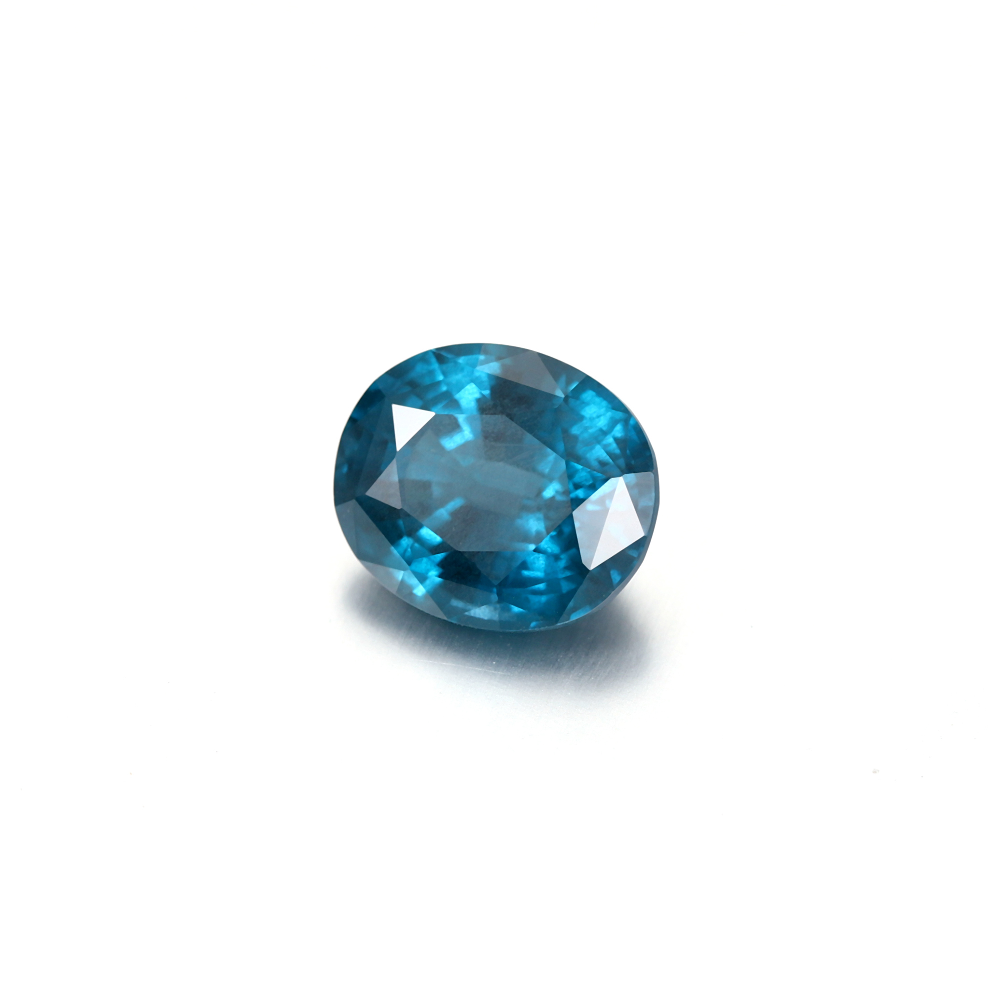 10Carat Oval Cut Lab Grown Lagoon Blue Sapphire 