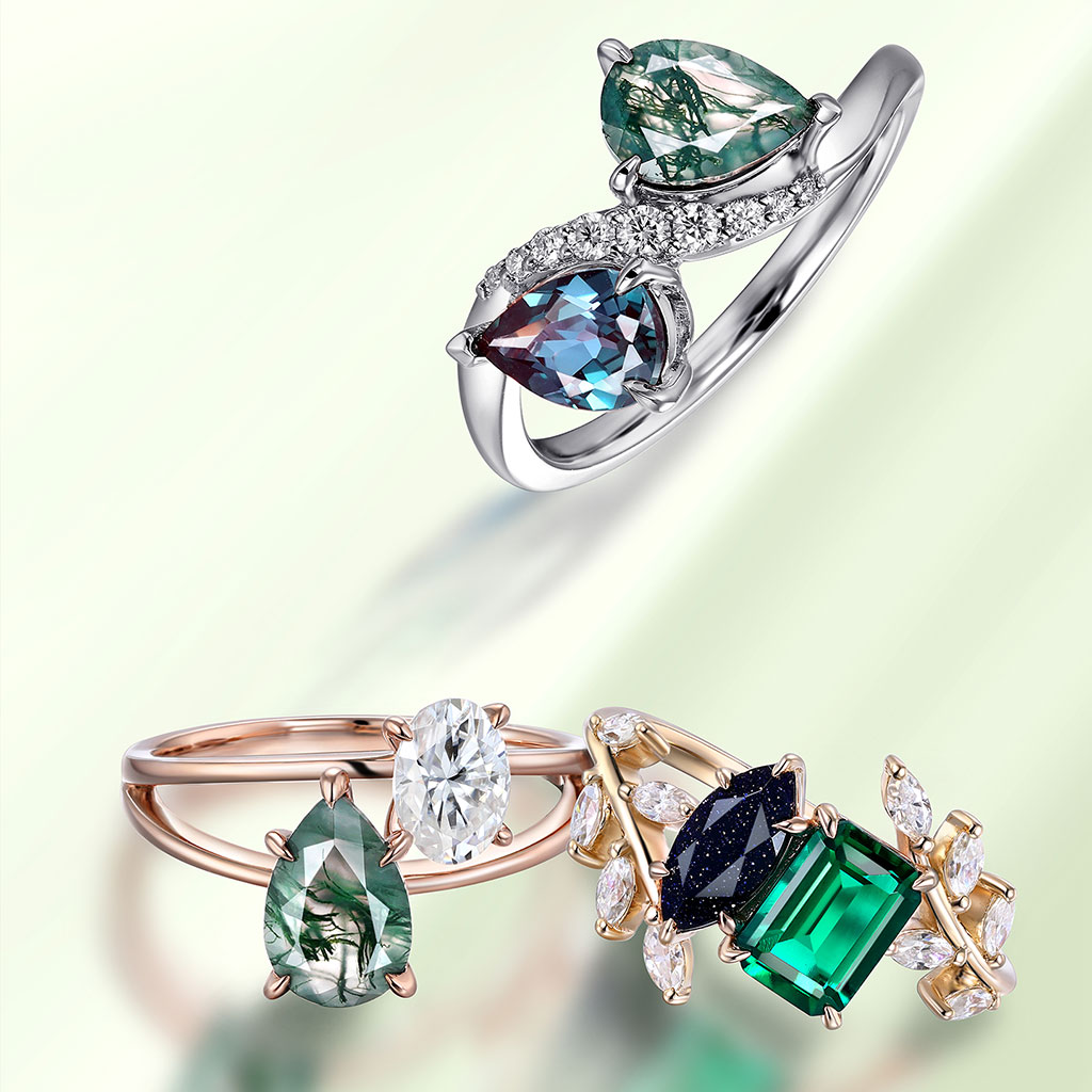 LuckyGemstones Engagement Rings Collection