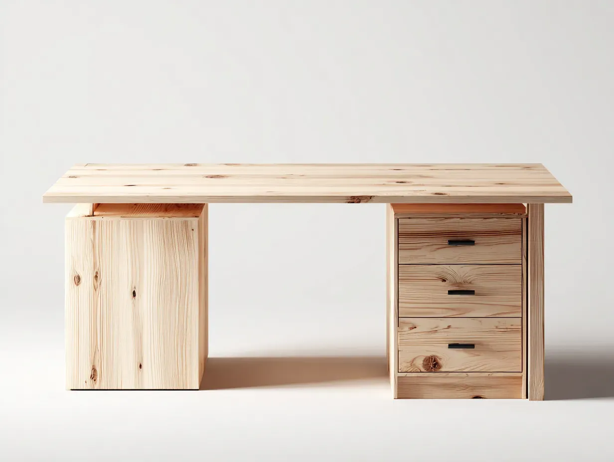 Schreibtisch-Holz-150x65x75 cm-Naturholz-Modern-Casagopad