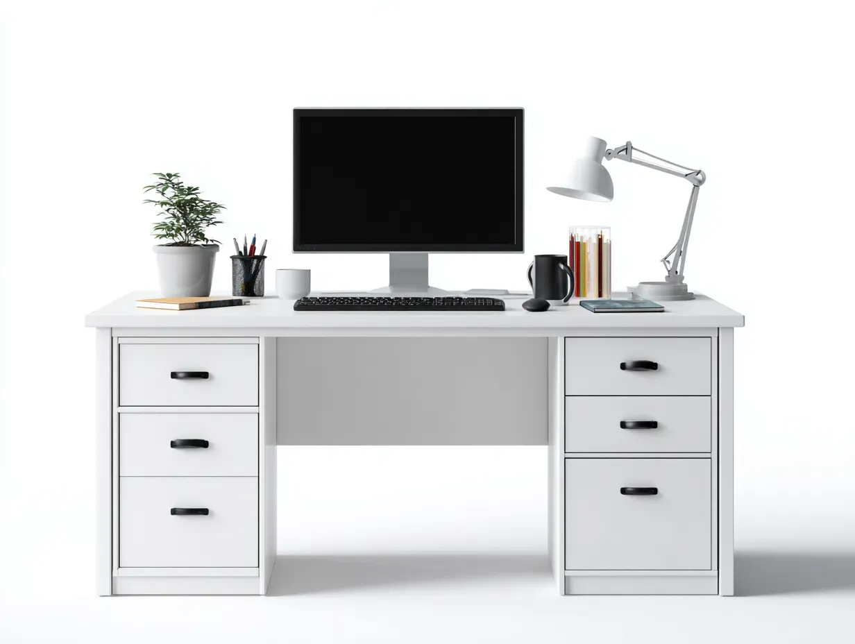 Schreibtisch-MDF-162x72x75 cm-Weiss-Modern-Casagopad