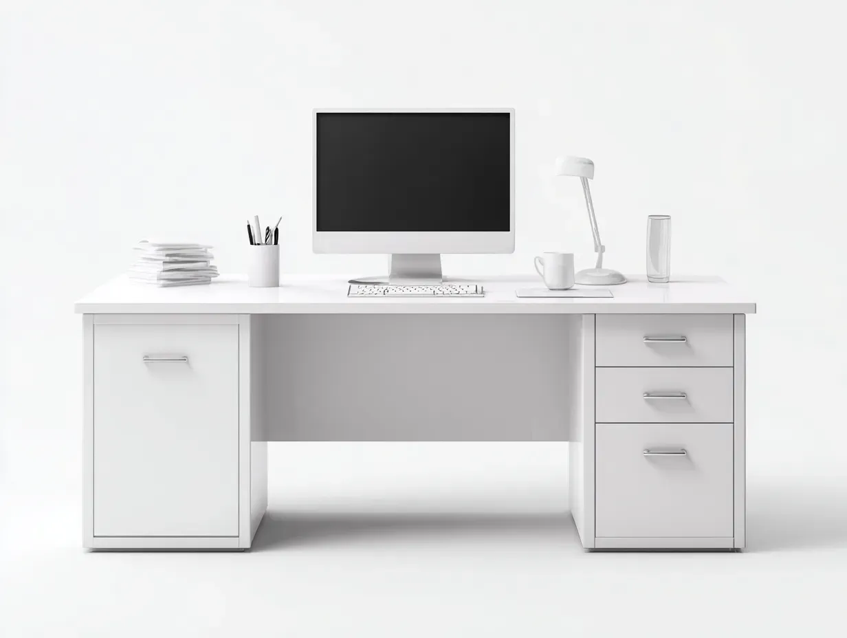 Schreibtisch-MDF-158x72x75 cm-Weiss-Modern-Casagopad