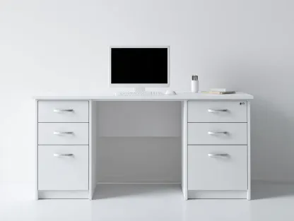 Schreibtisch-MDF-160x70x75 cm-Weiss-Modern-Casagopad