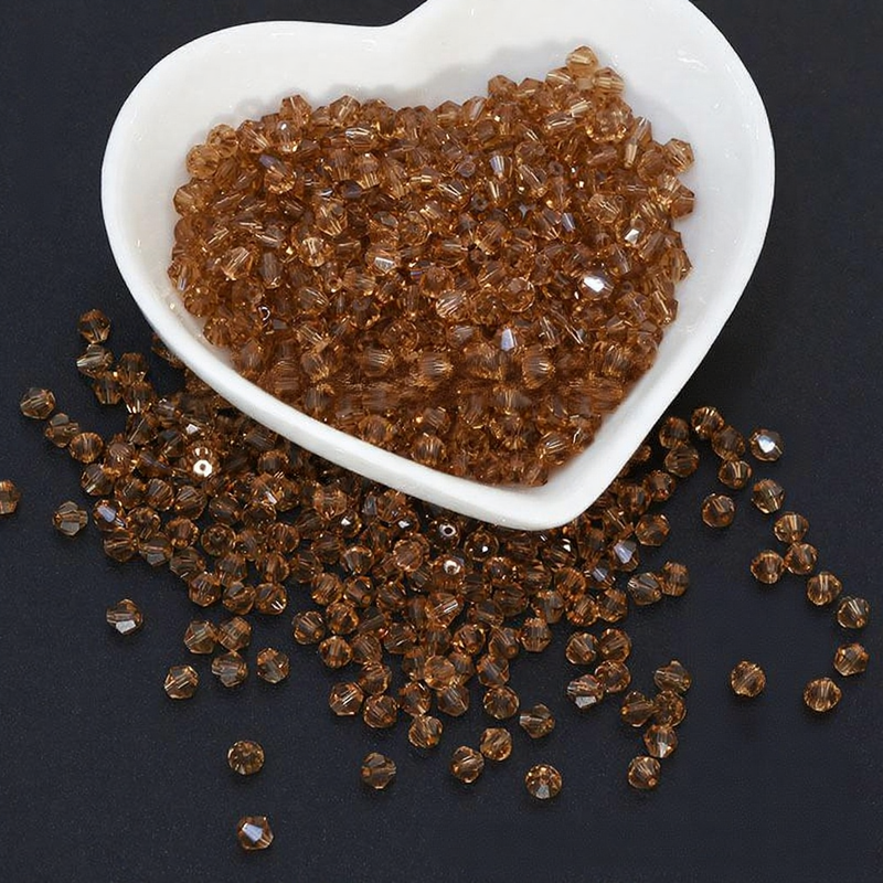 AAAA Grade 4mm Solid Color Crystal Bicone Beads For DIY Jewelry Making