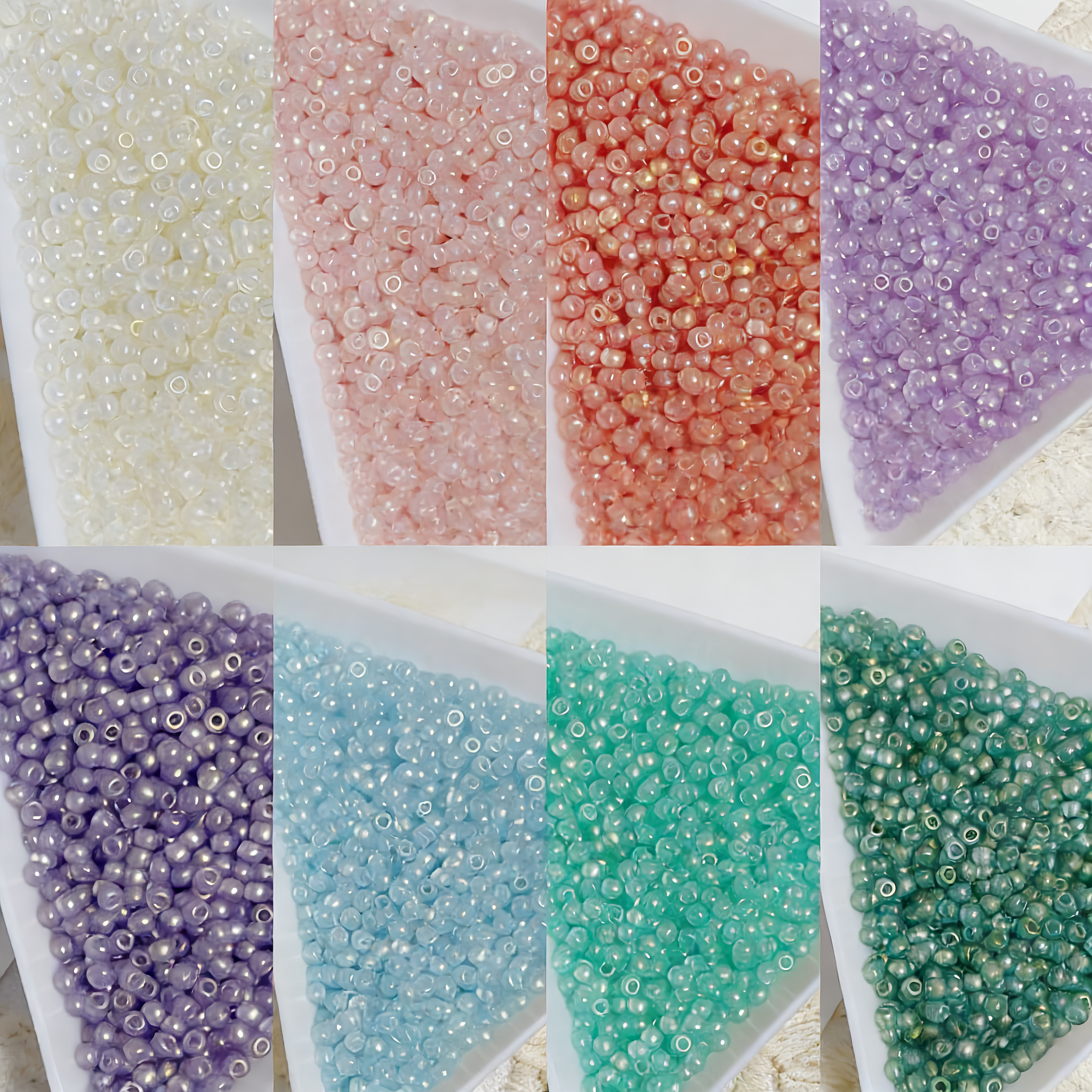 2mm Baroque Style Glass Seed Beads – Premium Quality for Jewelry Making