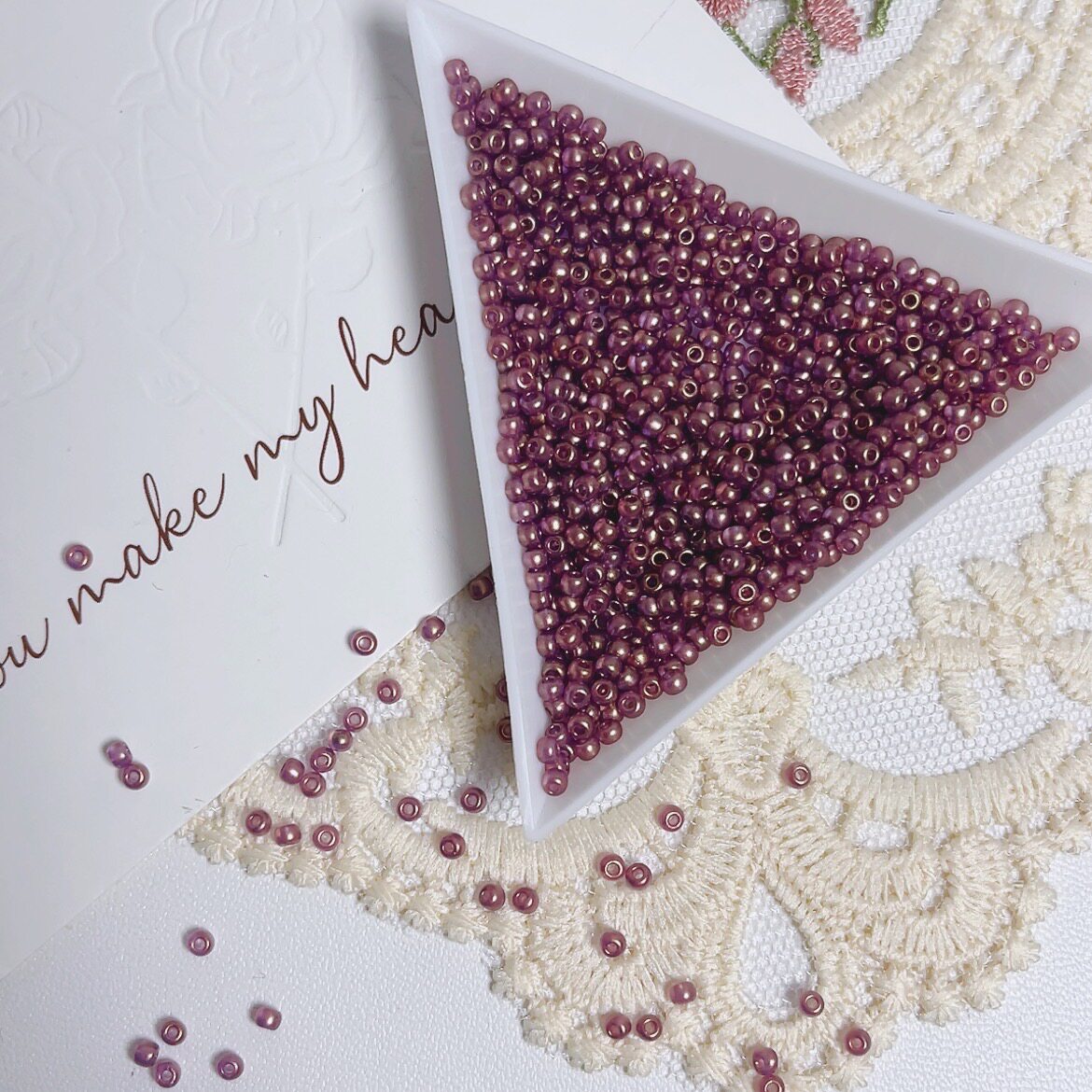 2mm Baroque Style Glass Seed Beads – Premium Quality for Jewelry Making