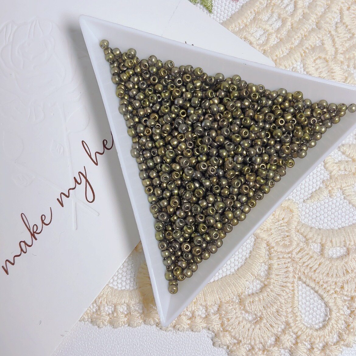 2mm Baroque Style Glass Seed Beads – Premium Quality for Jewelry Making