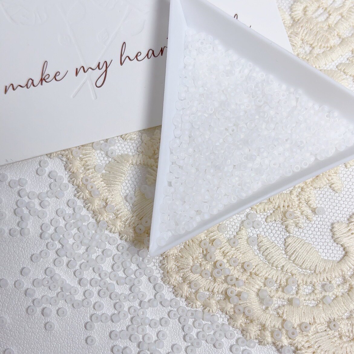 2mm Matte Glass Seed Beads with Subtle Iridescent Sheen – Premium Quality