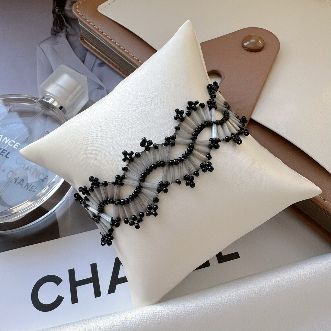 No.60 DIY Kit – Dark Princess Style Beaded Bracelet DIY Kit – Bugle & Seed Beads（SL115）