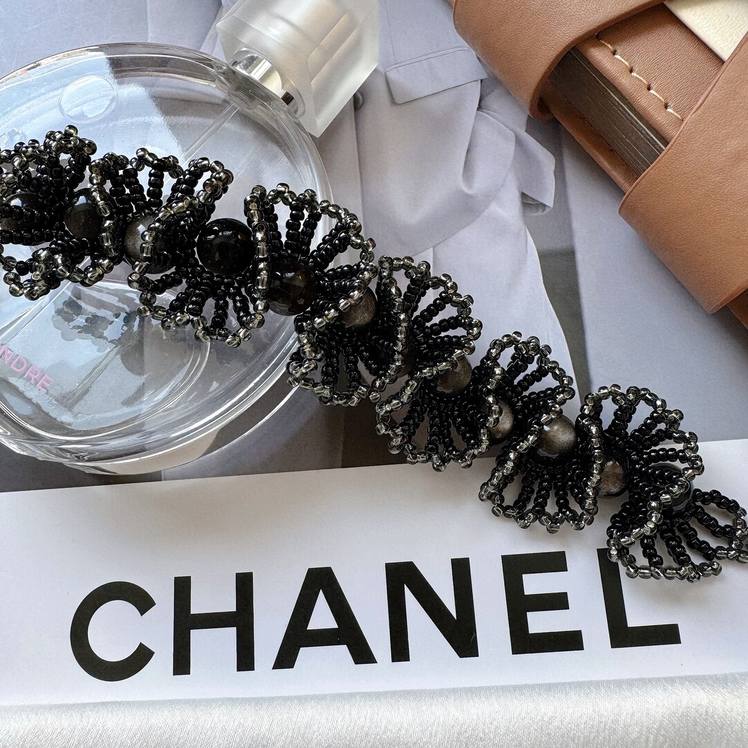 No.XX Finished Product – Bridal Blossom Gentle Lace-Trim Beaded Bracelet（SL117）