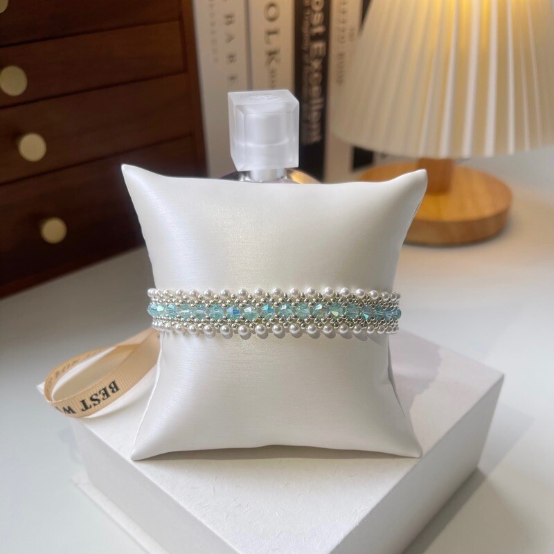 No.34 DIY Kit – Stunning Icy Elegance Beaded Bracelet（SL006）
