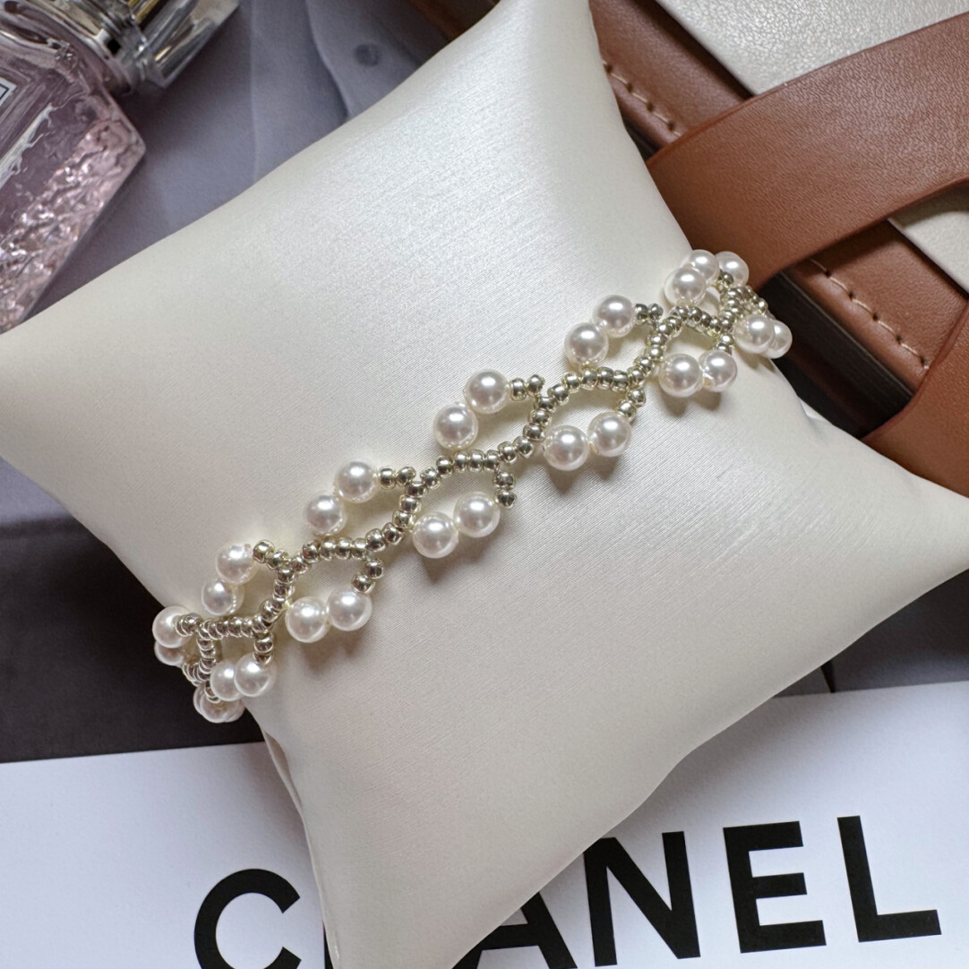 No.21 DIY Kit – Pearl vine beaded bracelet（SL135）