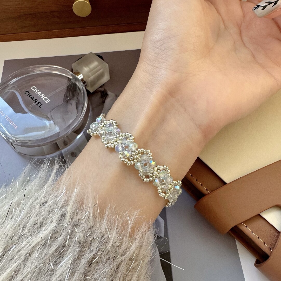 No.28 DIY Kit – Cool-Toned Beaded Bracelet （SL097）