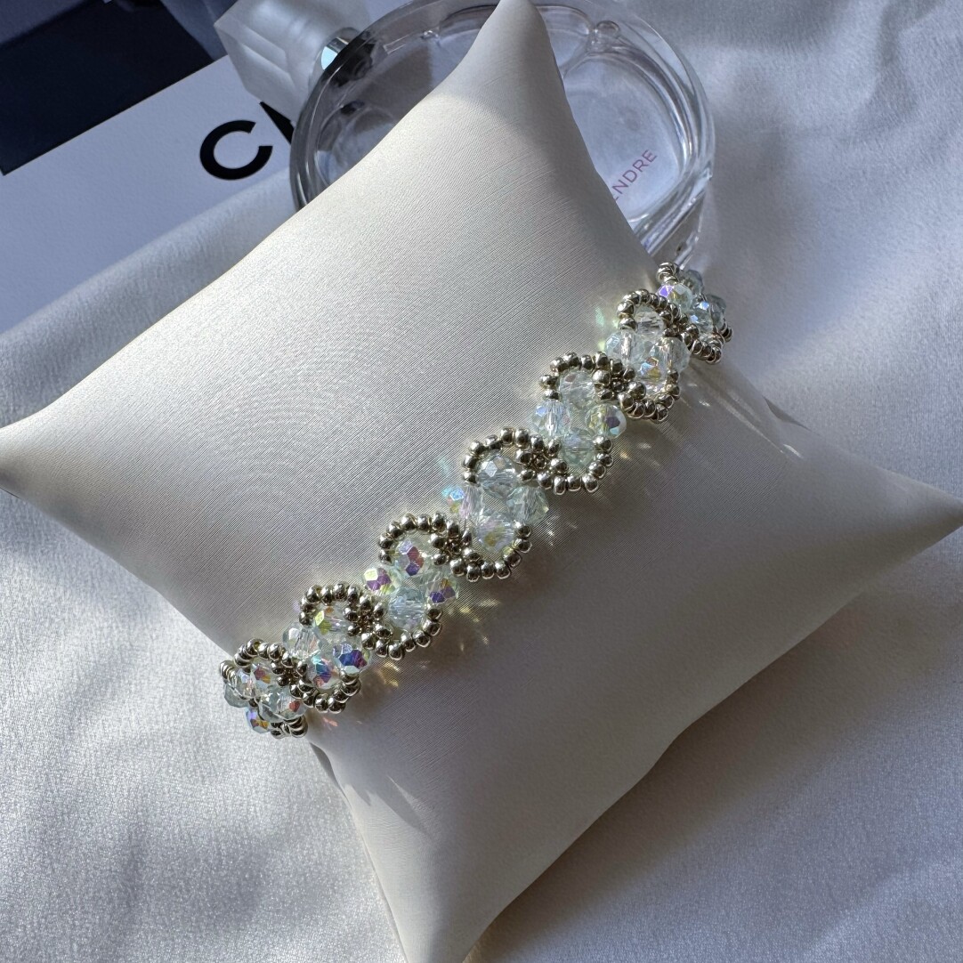 No.28 DIY Kit – Cool-Toned Beaded Bracelet （SL097）