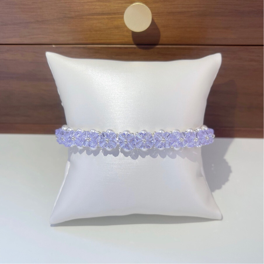 No.10 DIY Kit –  Super Romantic & Dreamy Amethyst Pearl Bracelet（SL060）