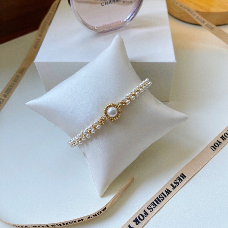 No.42 DIY Kit – Stunning Vintage-Style Pearl Bracelet with Unique Design（SL011）
