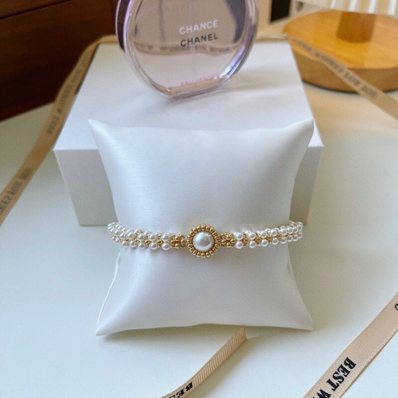 No.42 DIY Kit – Stunning Vintage-Style Pearl Bracelet with Unique Design（SL011）