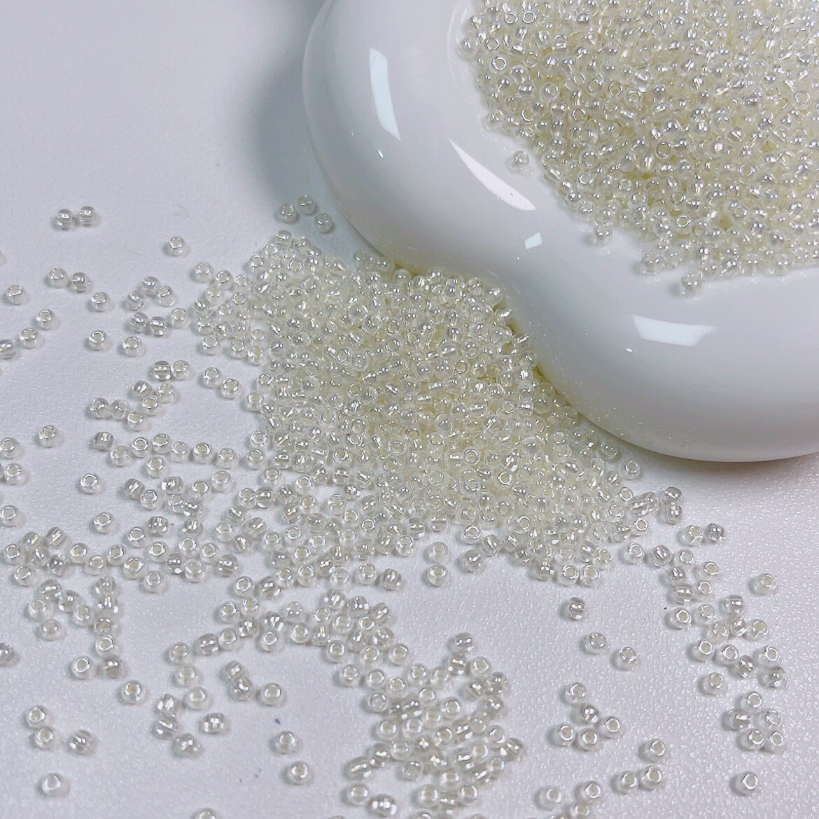 2mm Gold Core Iridescent Glass Seed Beads – Premium Quality for Jewelry Making