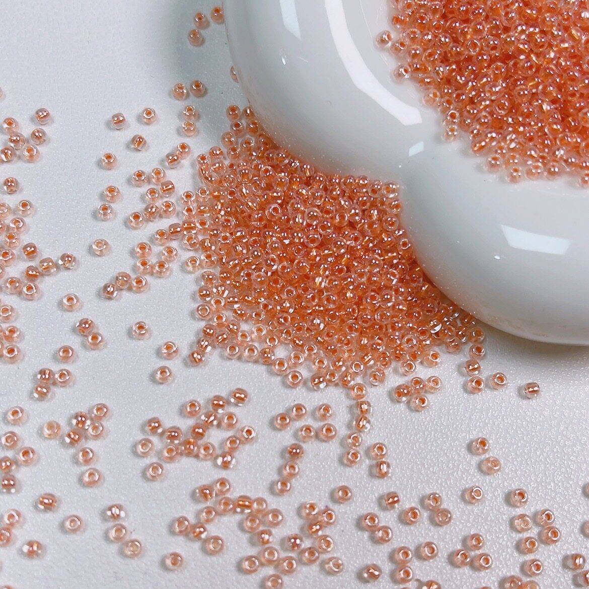 2mm Gold Core Iridescent Glass Seed Beads – Premium Quality for Jewelry Making
