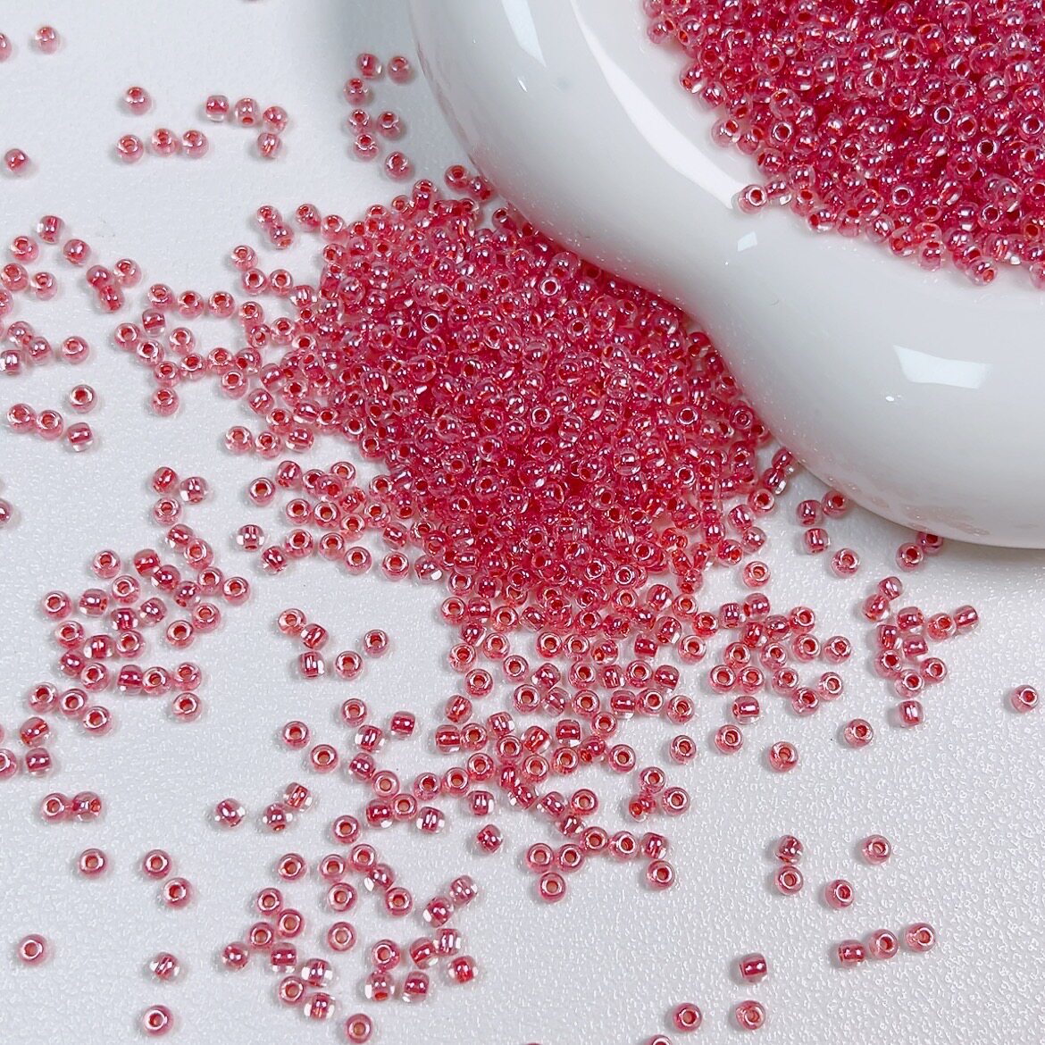 2mm Gold Core Iridescent Glass Seed Beads – Premium Quality for Jewelry Making