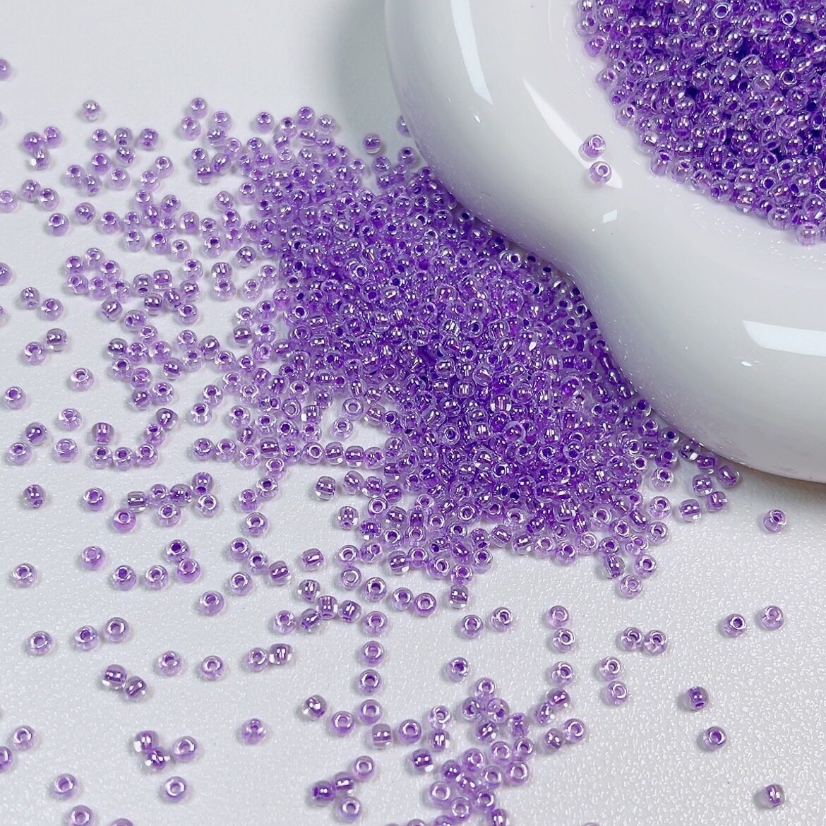 2mm Gold Core Iridescent Glass Seed Beads – Premium Quality for Jewelry Making