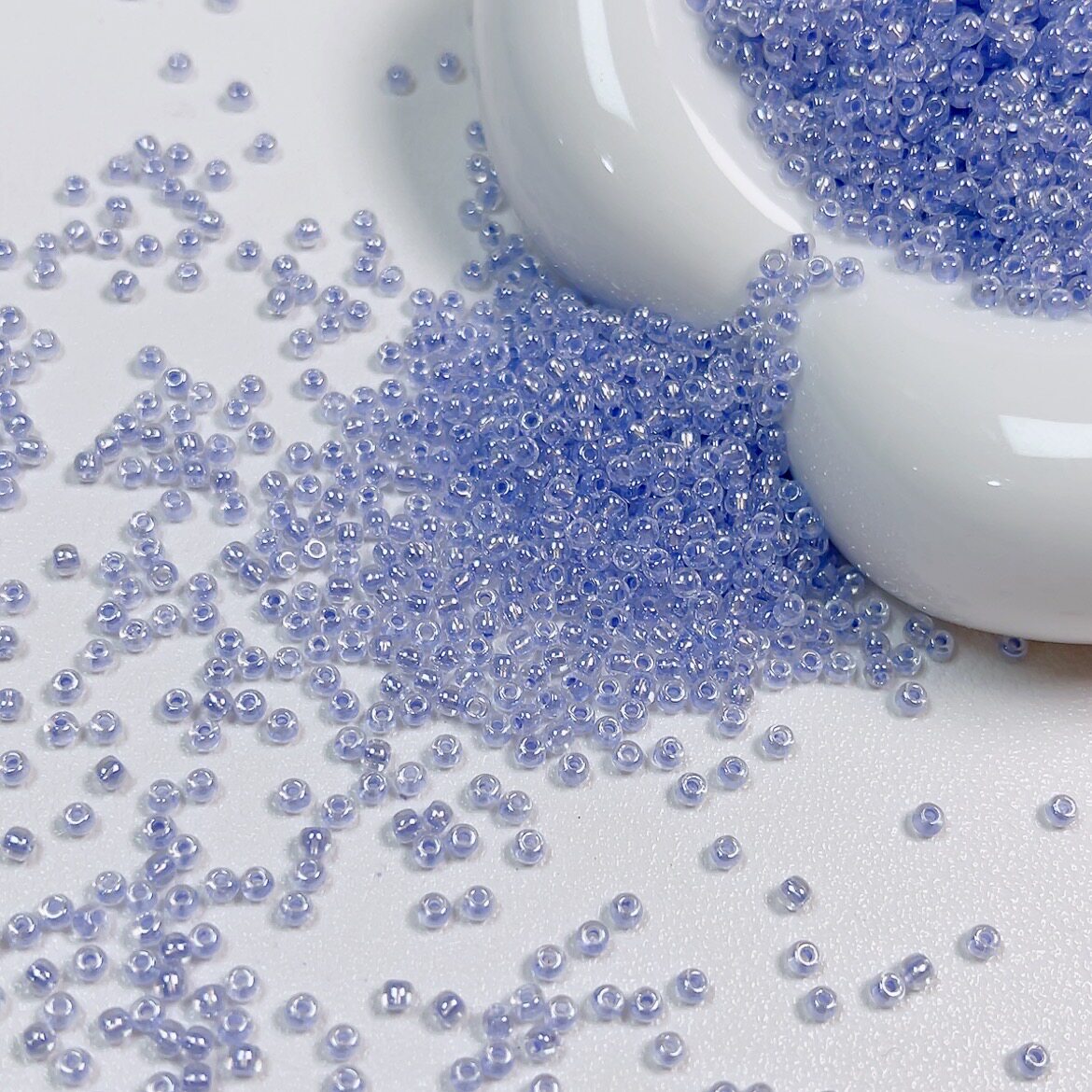 2mm Gold Core Iridescent Glass Seed Beads – Premium Quality for Jewelry Making